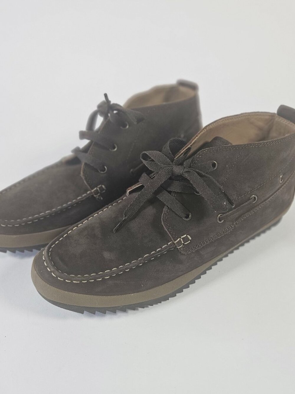 Geox Respira Men's Size EU 46 US 12.5 Brown Suede Leather Chukka Ankle Boots